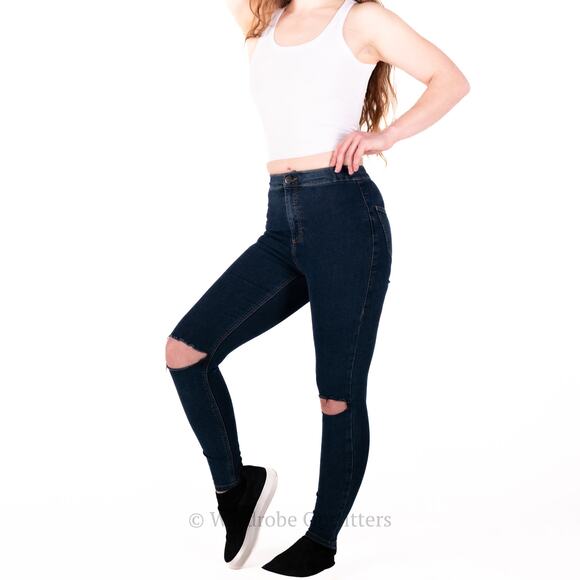Topshop Denim - NEW Topshop Moto Toni Blue Skinny Jeans